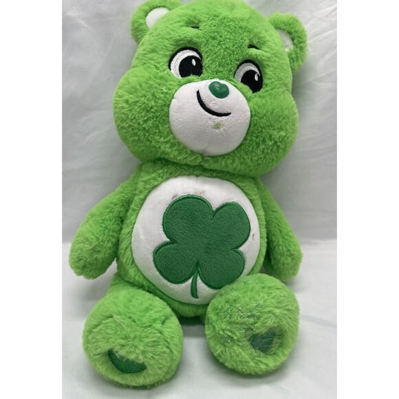 Care Bears 13" Good Luck Plush Bear Basic Fun 2020 Stuffed Animal Toy - Picture 1 of 16